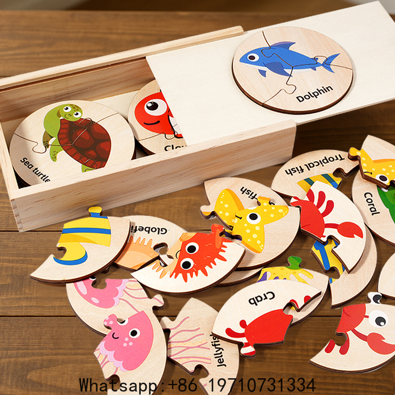 Game Educational For Kids Free - Children Montessori Educational Toys Wooden Circular