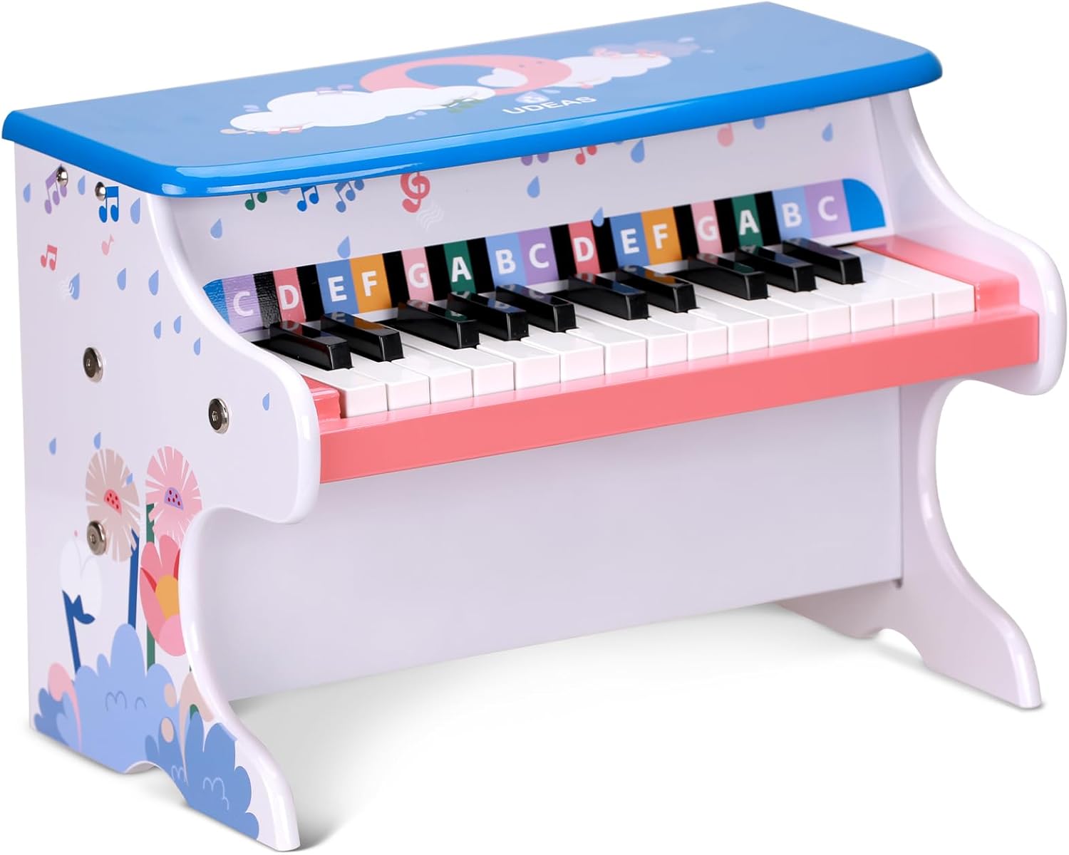 Kids Education Gift - Mini Wooden Digital Piano Keyboard with