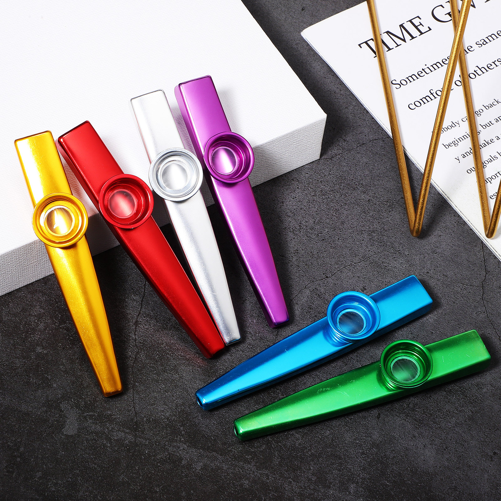 Kids Education Tools - 6Pcs Kazoo Set Beginner Kazoos for