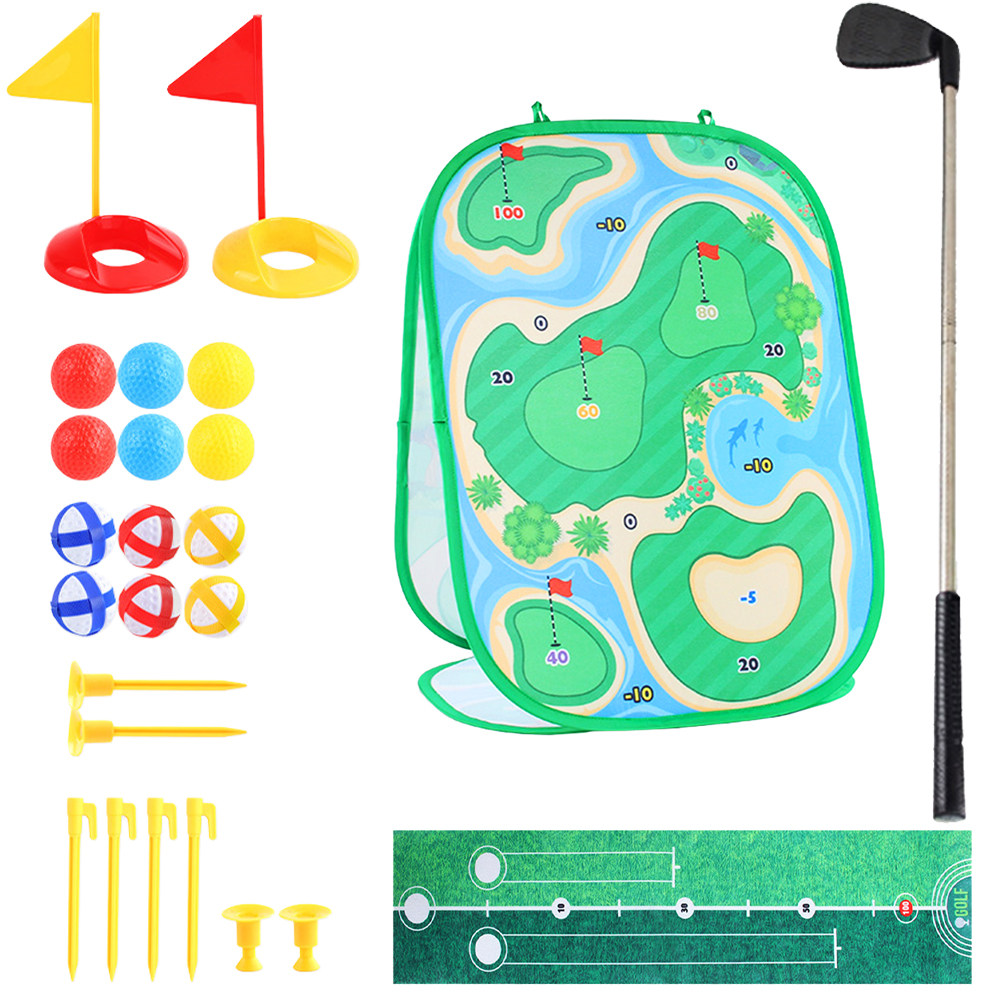 Game Educational For Kids Free - 1Set Kids Golf Game Playset Portable