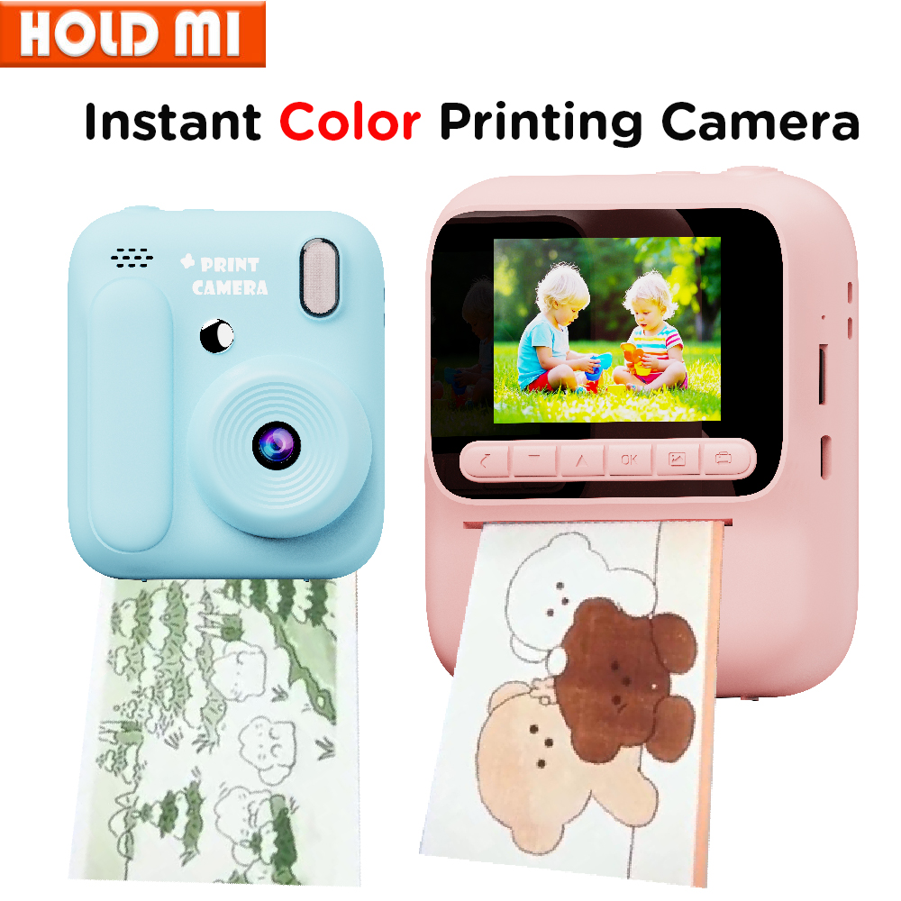 Game Educational For Kids Free - Kids Instant Color Printing Camera 1080P