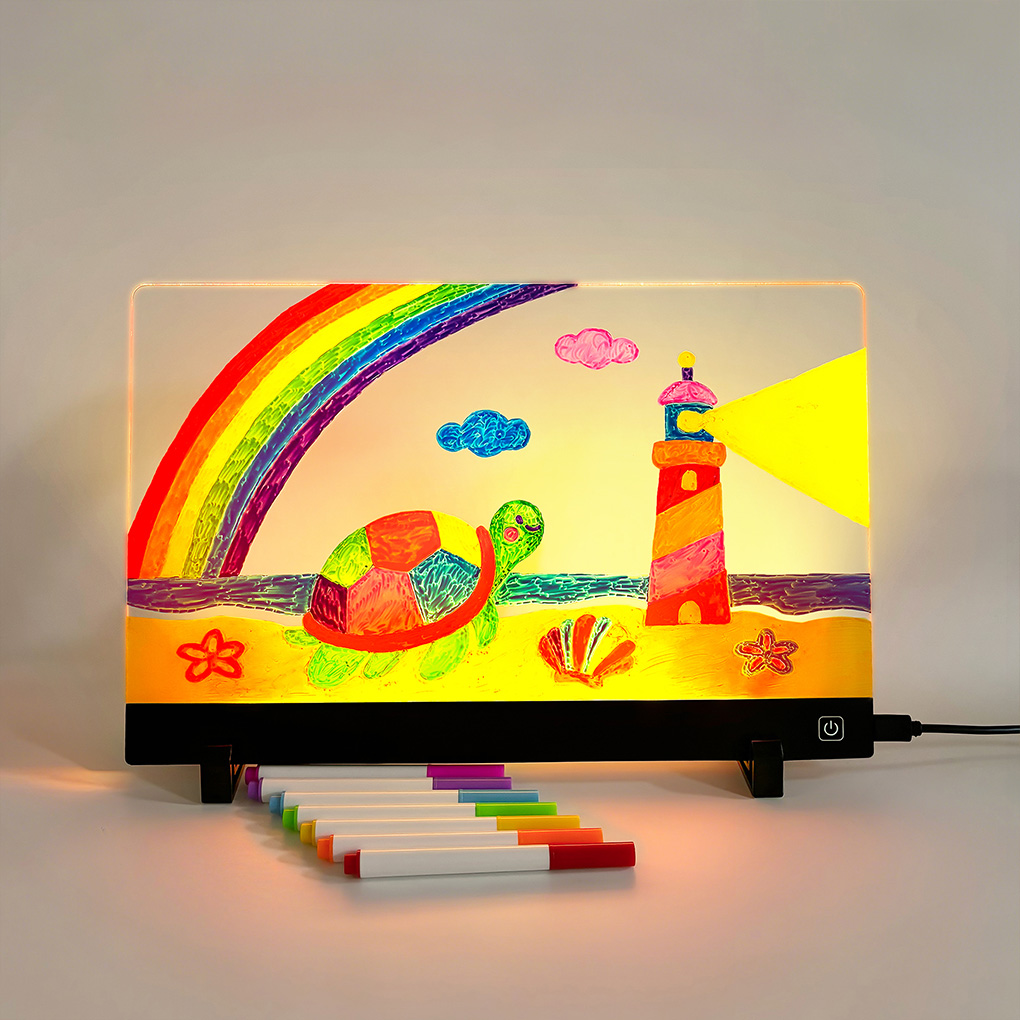 Kids Drawing Board Reusable LC - Kids Education Tablet ulasan dan harga