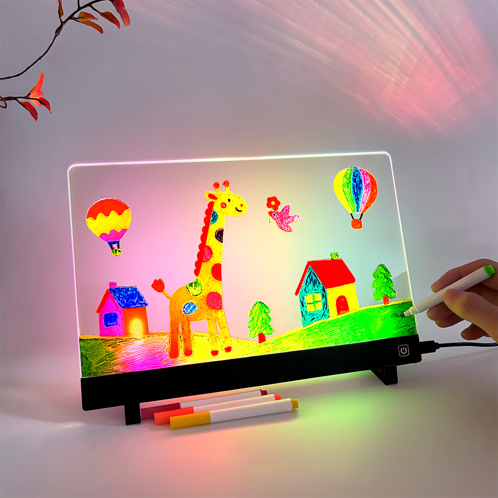 Kids Drawing Board Reusable LC - Kids Education Tablet ulasan dan harga