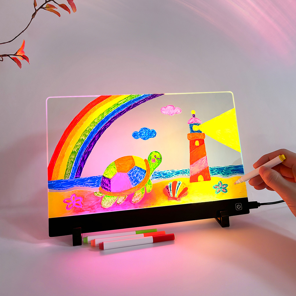 Kids Drawing Board Reusable LC - Kids Education Tablet ulasan dan harga