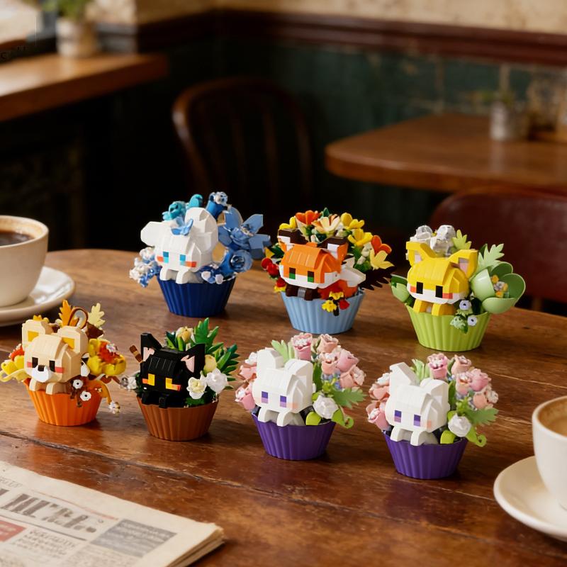 Cute Animal Building Block Toy - Kids Education Desk ulasan dan harga