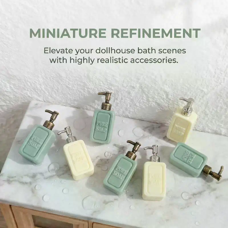 Miniature Soap Dispenser Dollh - Kids Education Room ulasan dan harga