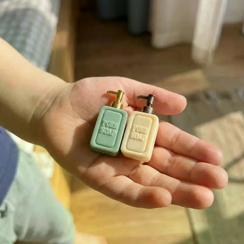Miniature Soap Dispenser Dollh - Kids Education Room ulasan dan harga