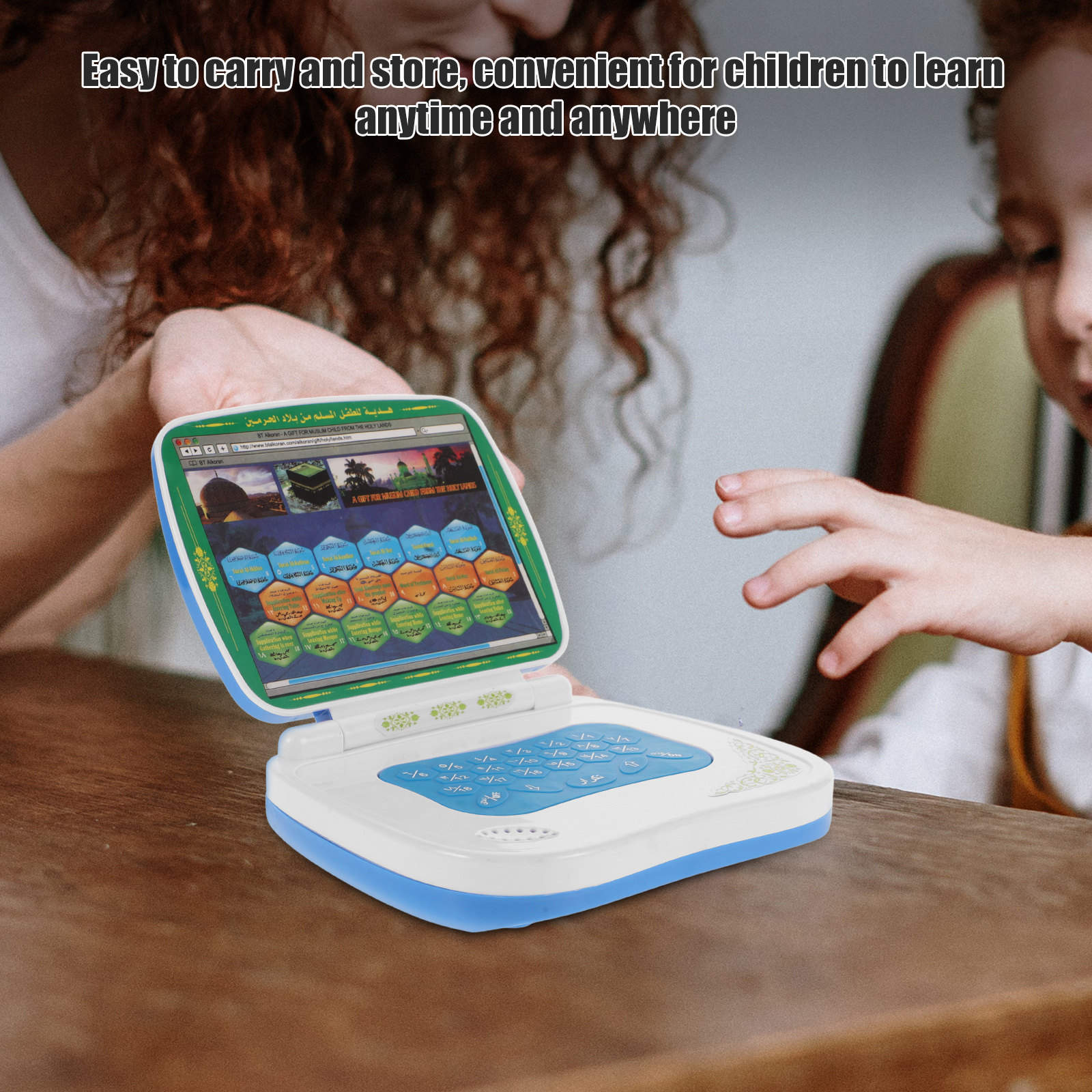 Foldable Touch Learning Machin - Kids Educational Computer ulasan dan harga