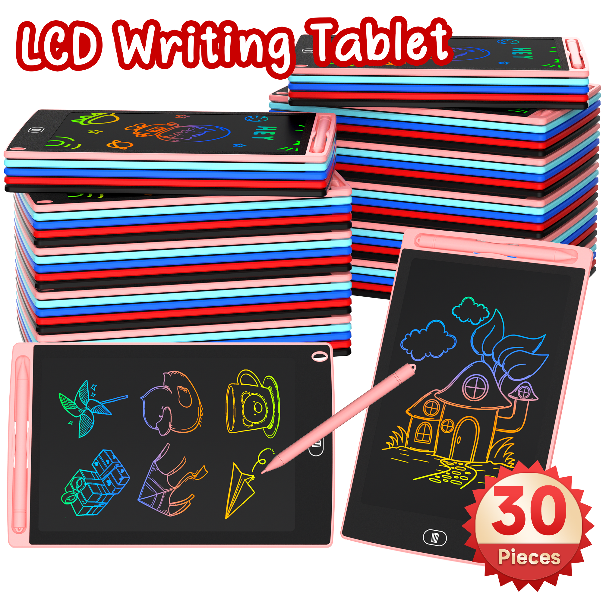 30pcs of 8.5 Inch LCD Drawing  - Kids Education Tablet ulasan dan harga