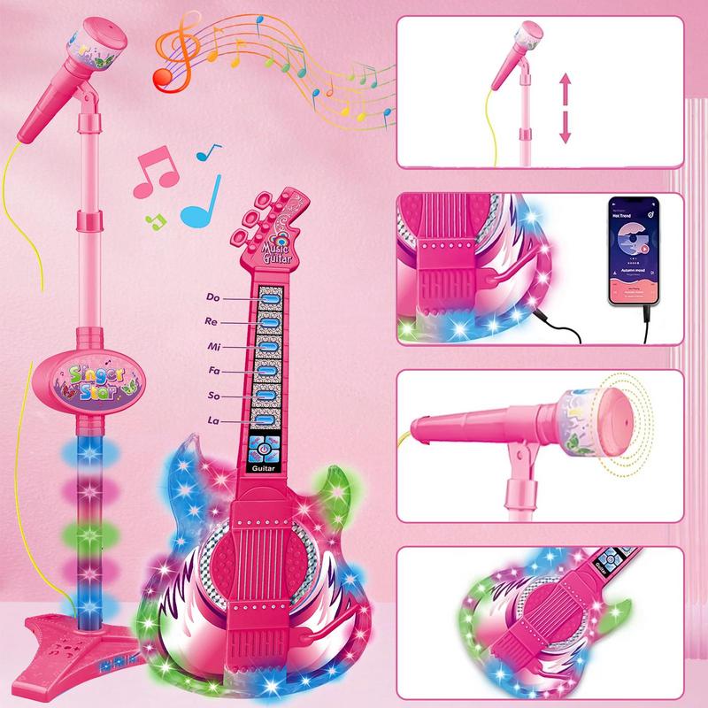 Microphone And Guitar Set For  - Kids Educational Computer ulasan dan harga
