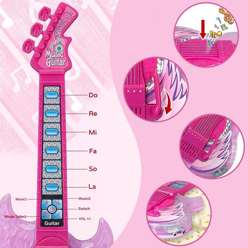 Microphone And Guitar Set For  - Kids Educational Computer ulasan dan harga