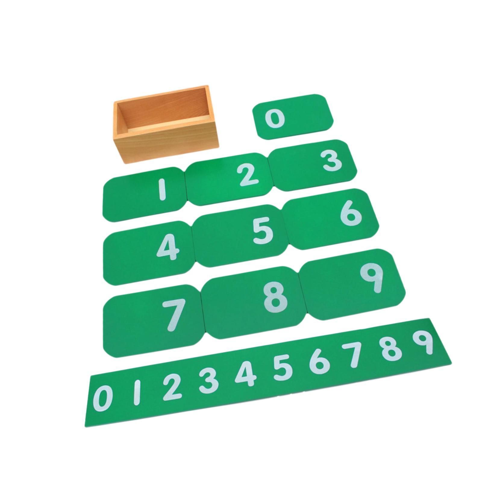 Wooden Number Cards Early Educ - Kids Education Centre ulasan dan harga