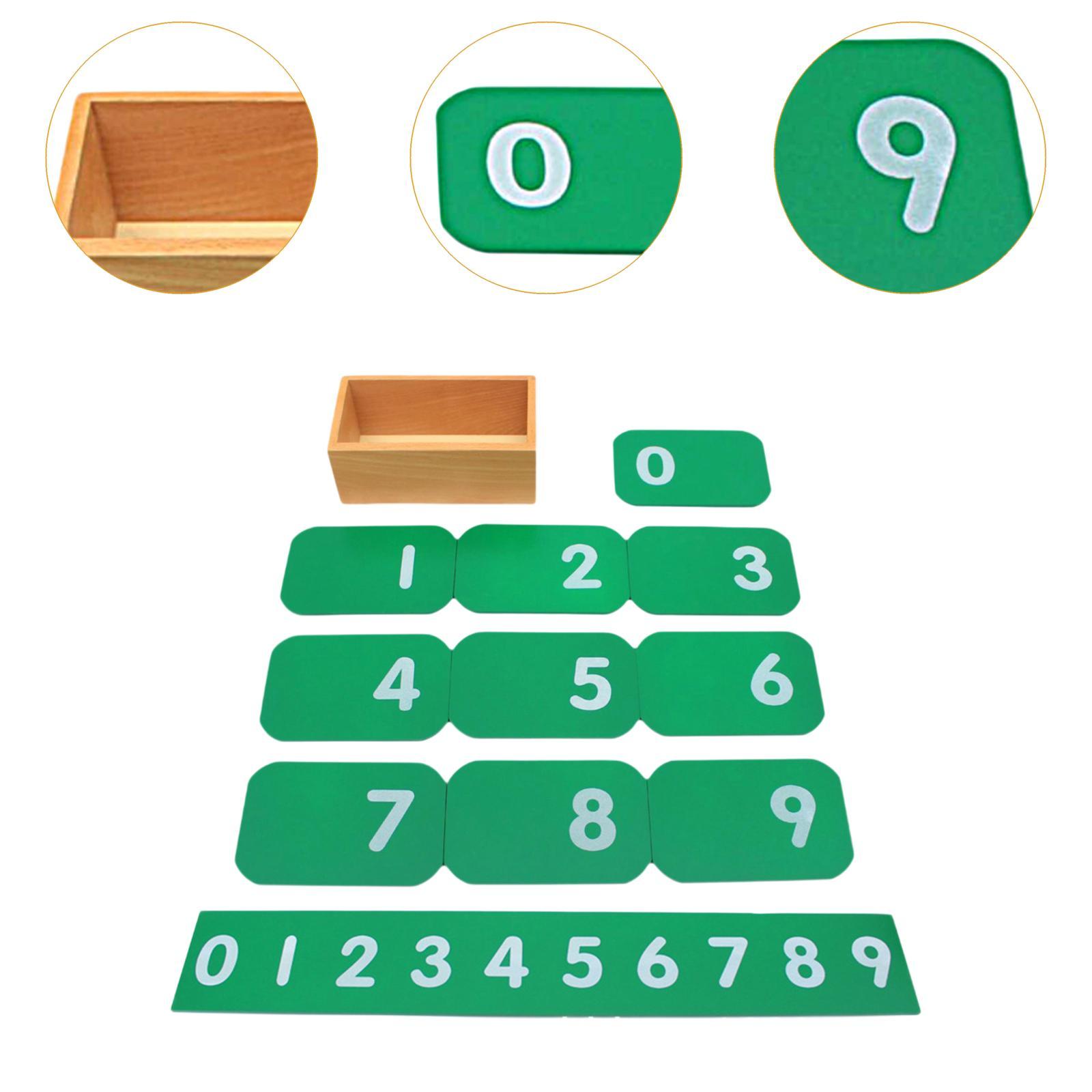Wooden Number Cards Early Educ - Kids Education Centre ulasan dan harga