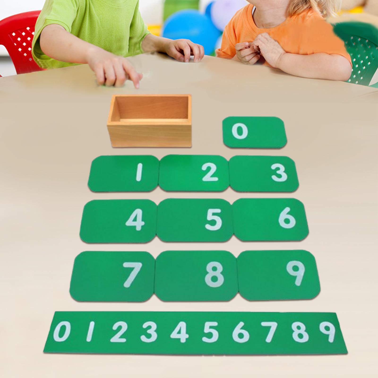 Wooden Number Cards Early Educ - Kids Education Centre ulasan dan harga