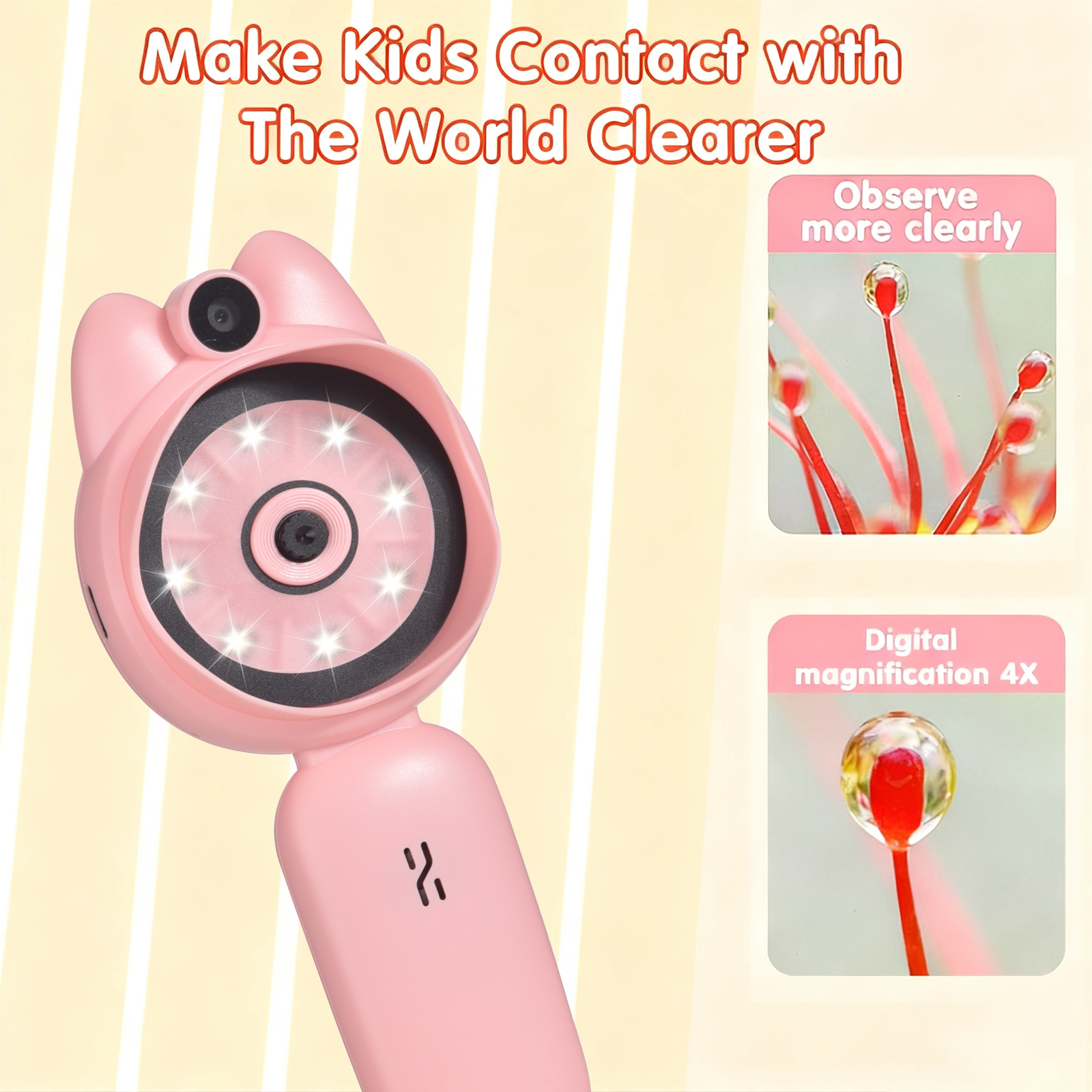 Kids Microscope with 2inch IPS - Kids Definition Of Education ulasan dan harga