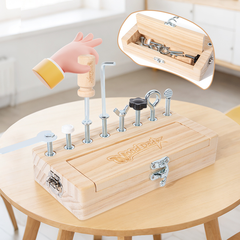 Screw Nut Workbench, Busy Boar - Kids Education Tools ulasan dan harga