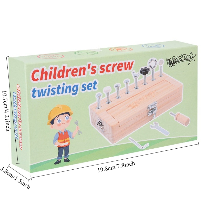Screw Nut Workbench, Busy Boar - Kids Education Tools ulasan dan harga