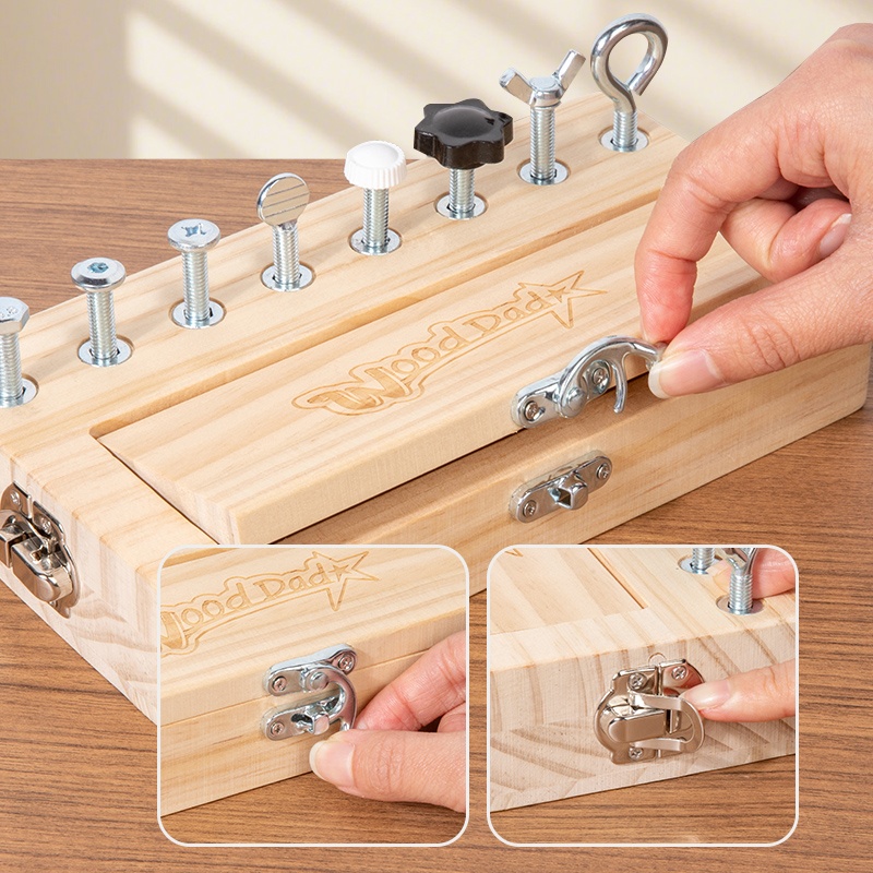 Screw Nut Workbench, Busy Boar - Kids Education Tools ulasan dan harga