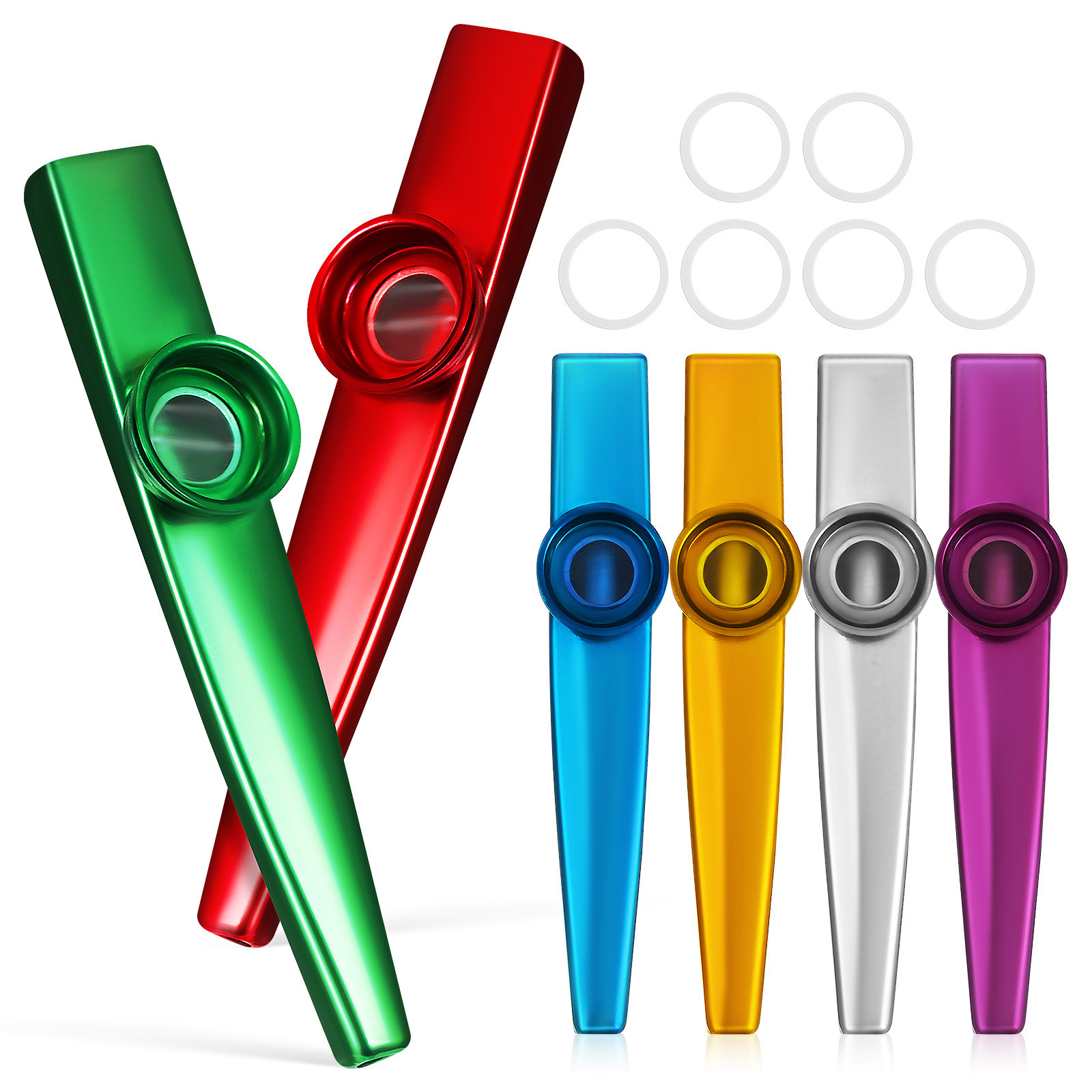6Pcs Kazoo Set Beginner Kazoos - Kids Education Tools ulasan dan harga