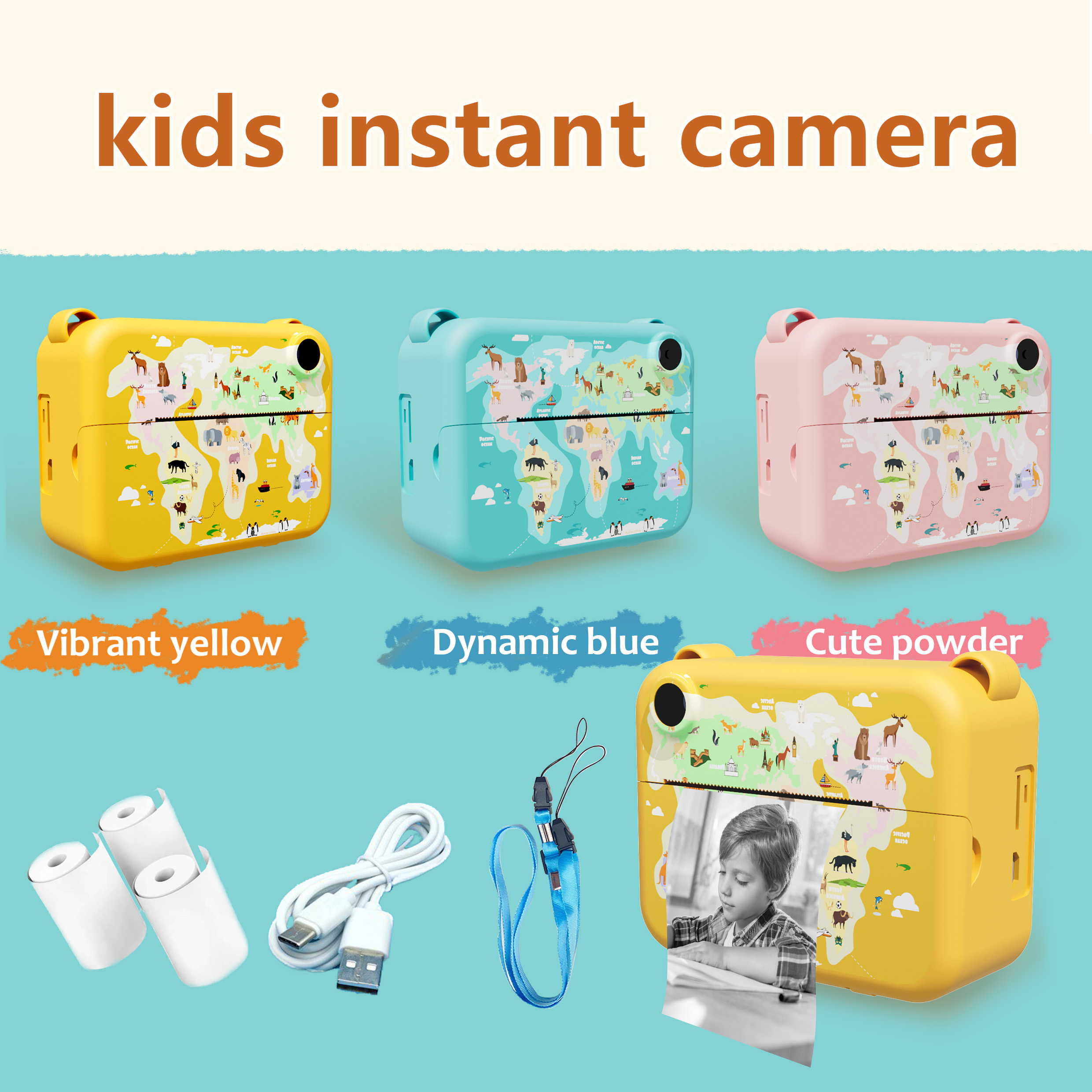 kids instant print camera 1080 - Kids Definition Of Education ulasan dan harga