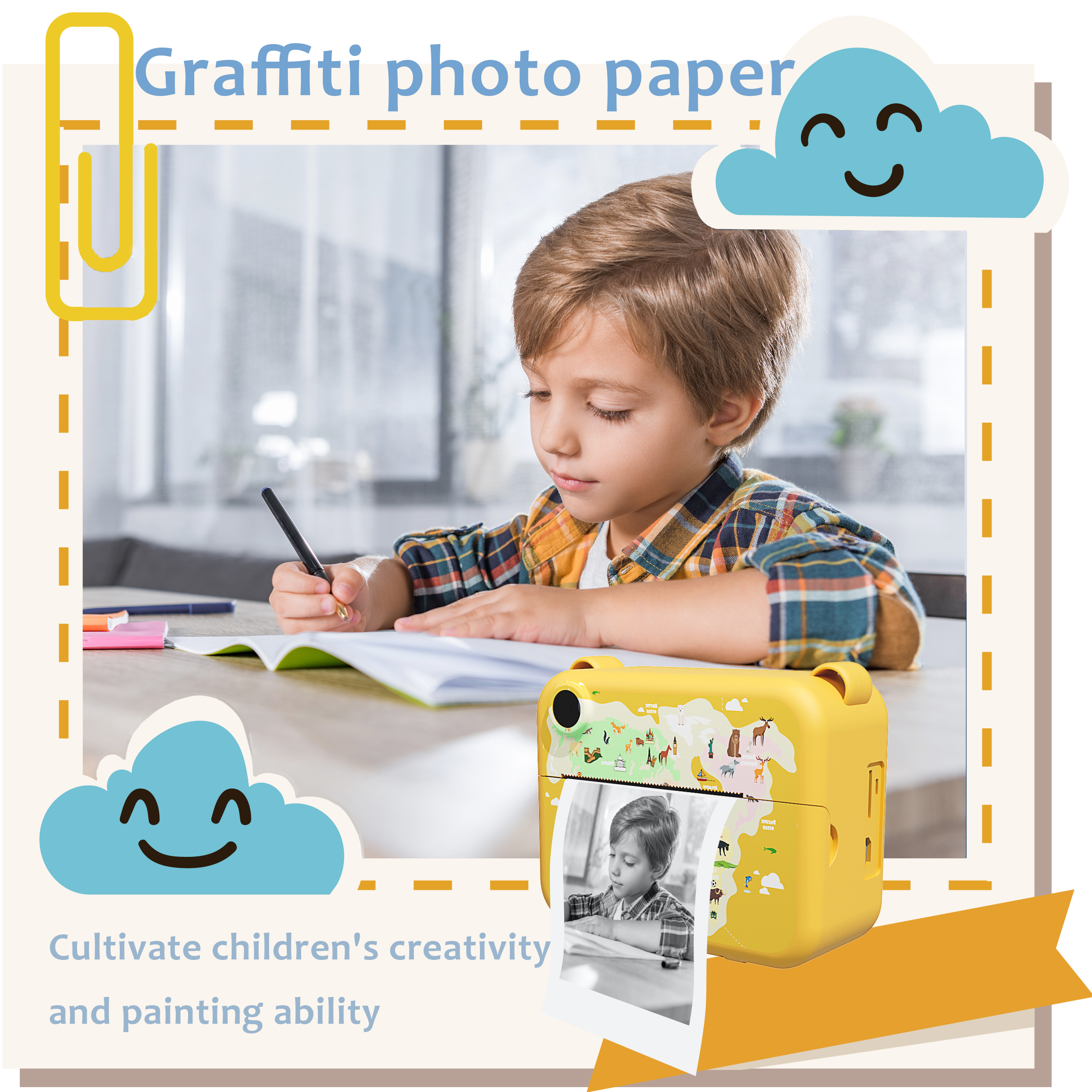 kids instant print camera 1080 - Kids Definition Of Education ulasan dan harga