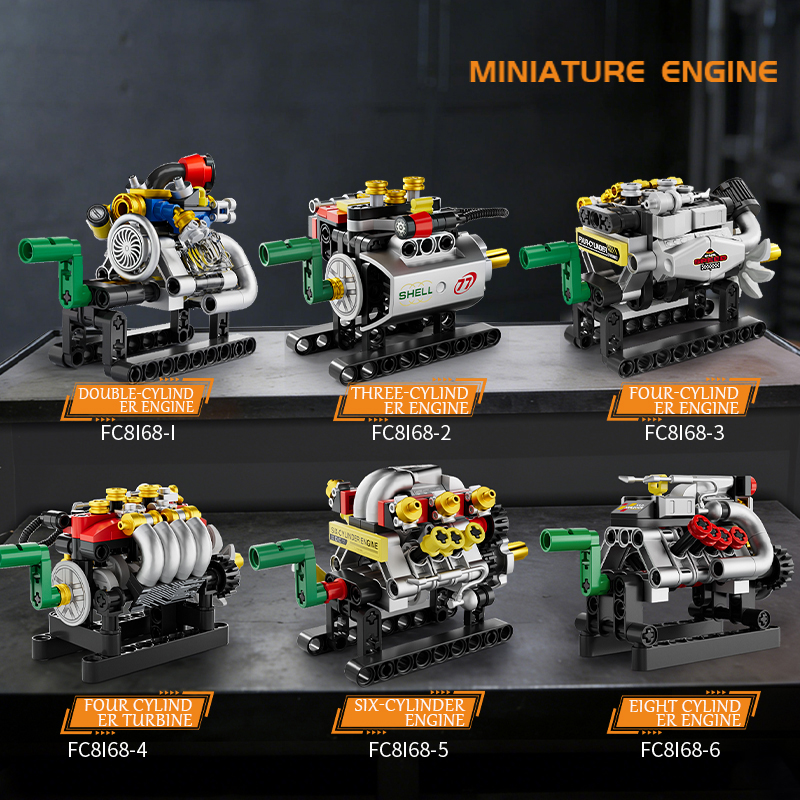Mini Engine 2/3/4/6/8 Cylinder - Kids Education Gift ulasan dan harga
