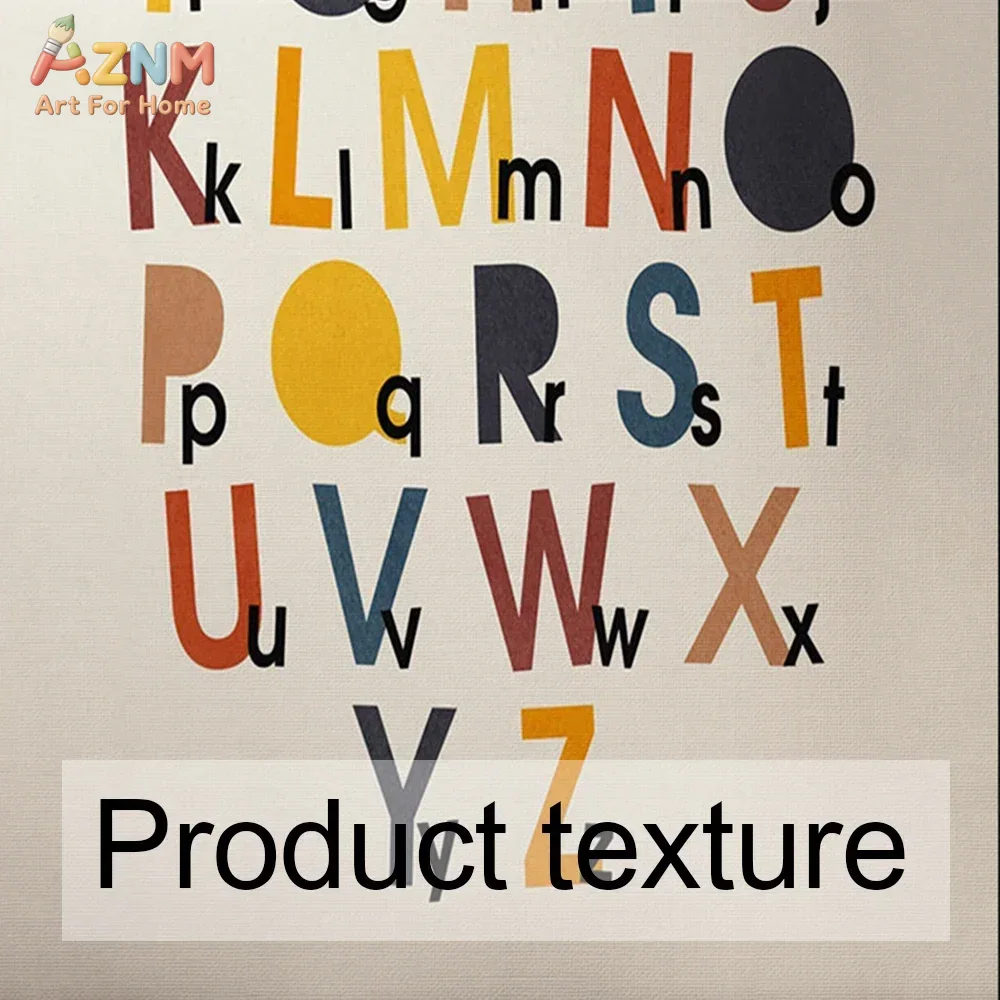 Rainbow Alphabet Poster Educat - Kids Education Gift ulasan dan harga