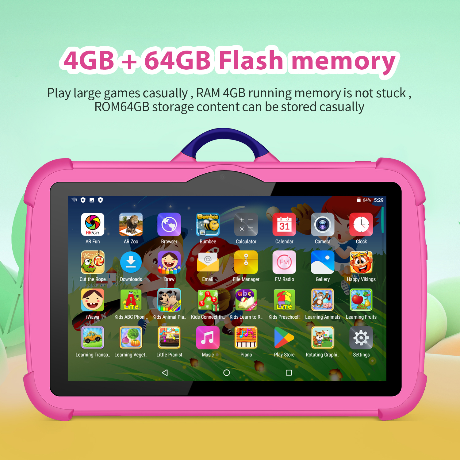 New Cartoon Pattern Kids Table - Kids Education Tablet ulasan dan harga