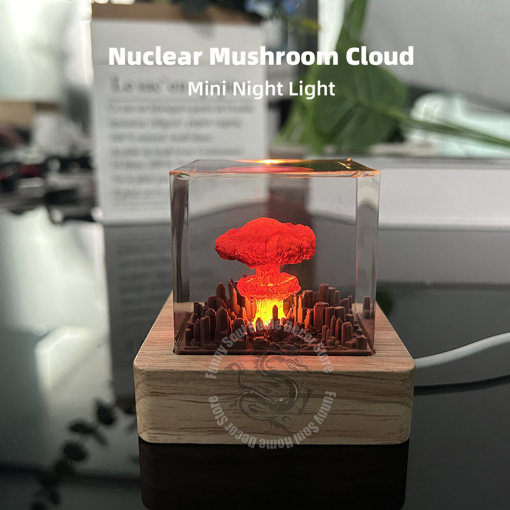 Nuclear Explosion Mushroom Clo - Kids Education Desk ulasan dan harga