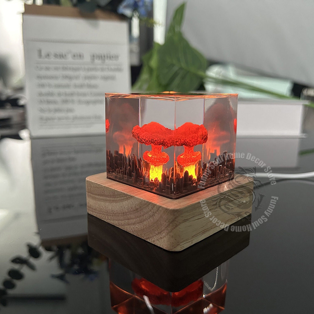 Nuclear Explosion Mushroom Clo - Kids Education Desk ulasan dan harga