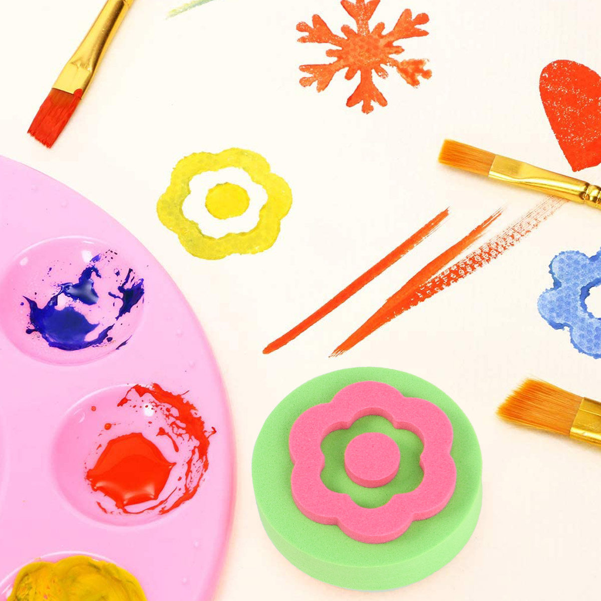 12Pcs Creative Painting Stamps - Kids Education Tools ulasan dan harga