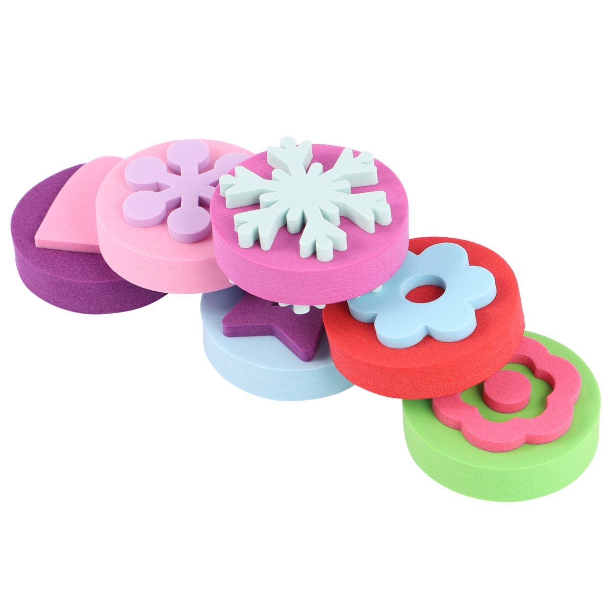 12Pcs Creative Painting Stamps - Kids Education Tools ulasan dan harga