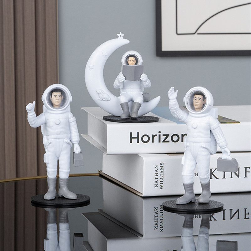 Astronaut Figures Figurines Ta - Kids Education Desk ulasan dan harga