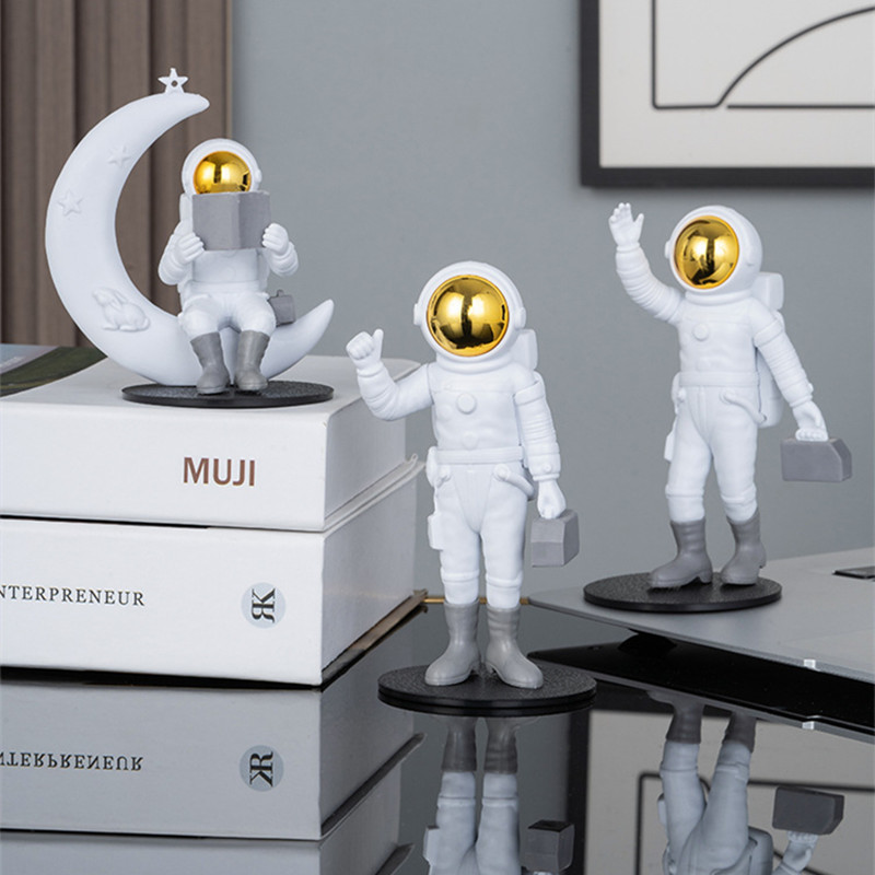 Astronaut Figures Figurines Ta - Kids Education Desk ulasan dan harga