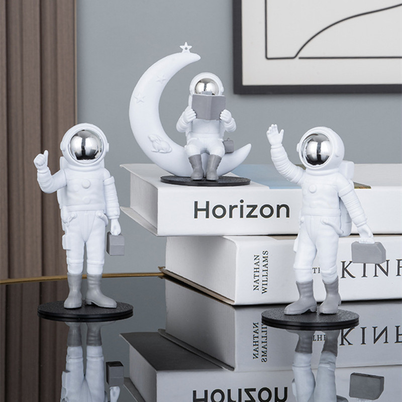 Astronaut Figures Figurines Ta - Kids Education Desk ulasan dan harga