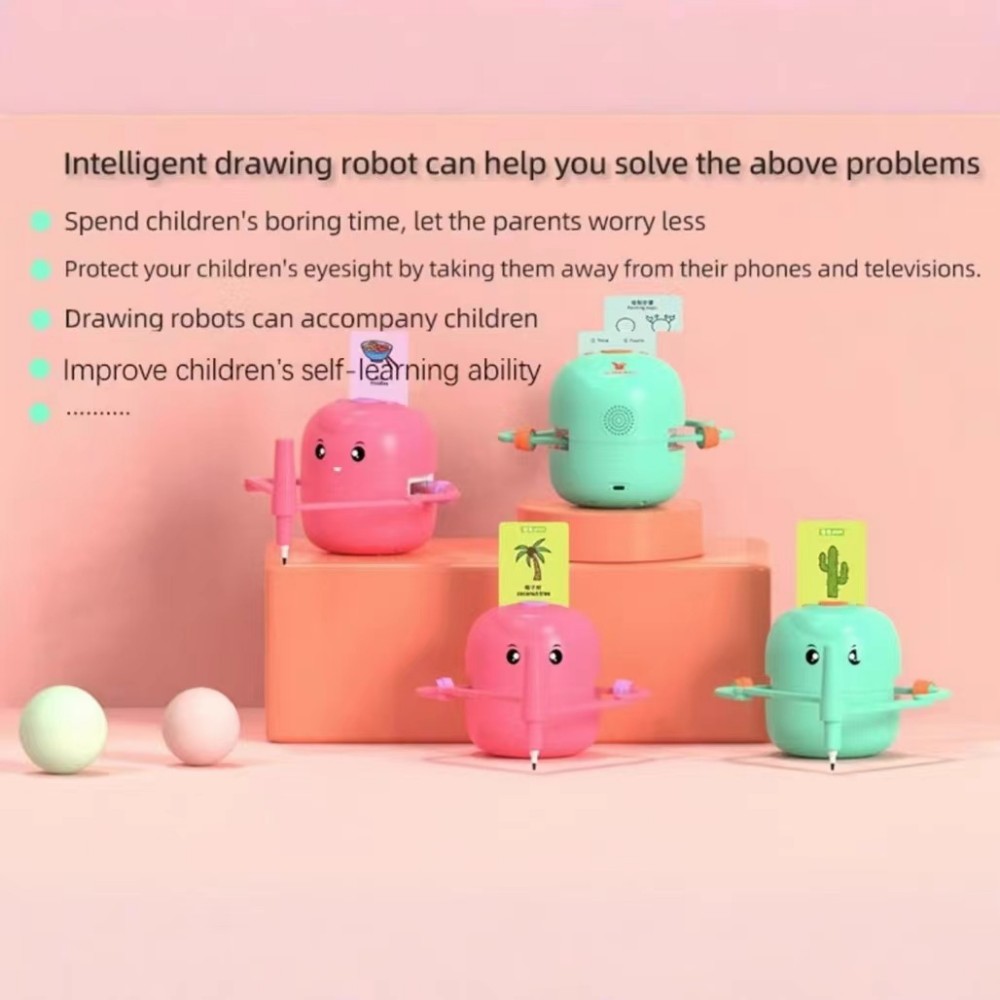 Drawing Robot for Kids Interac - Kids Education Gift ulasan dan harga