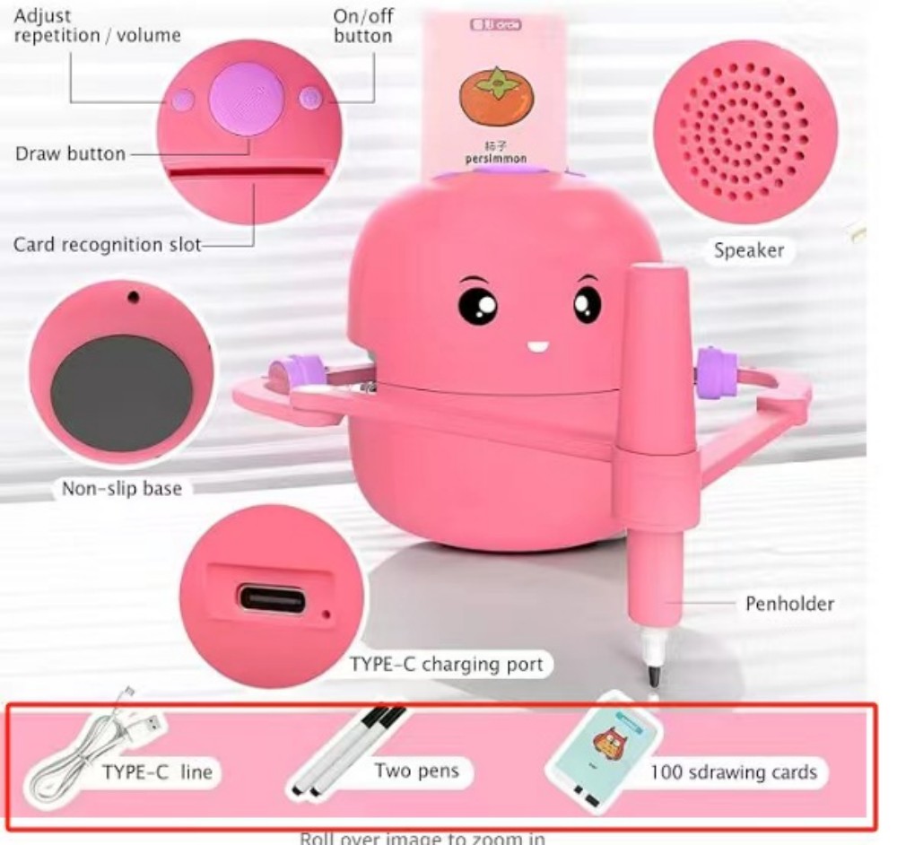 Drawing Robot for Kids Interac - Kids Education Gift ulasan dan harga