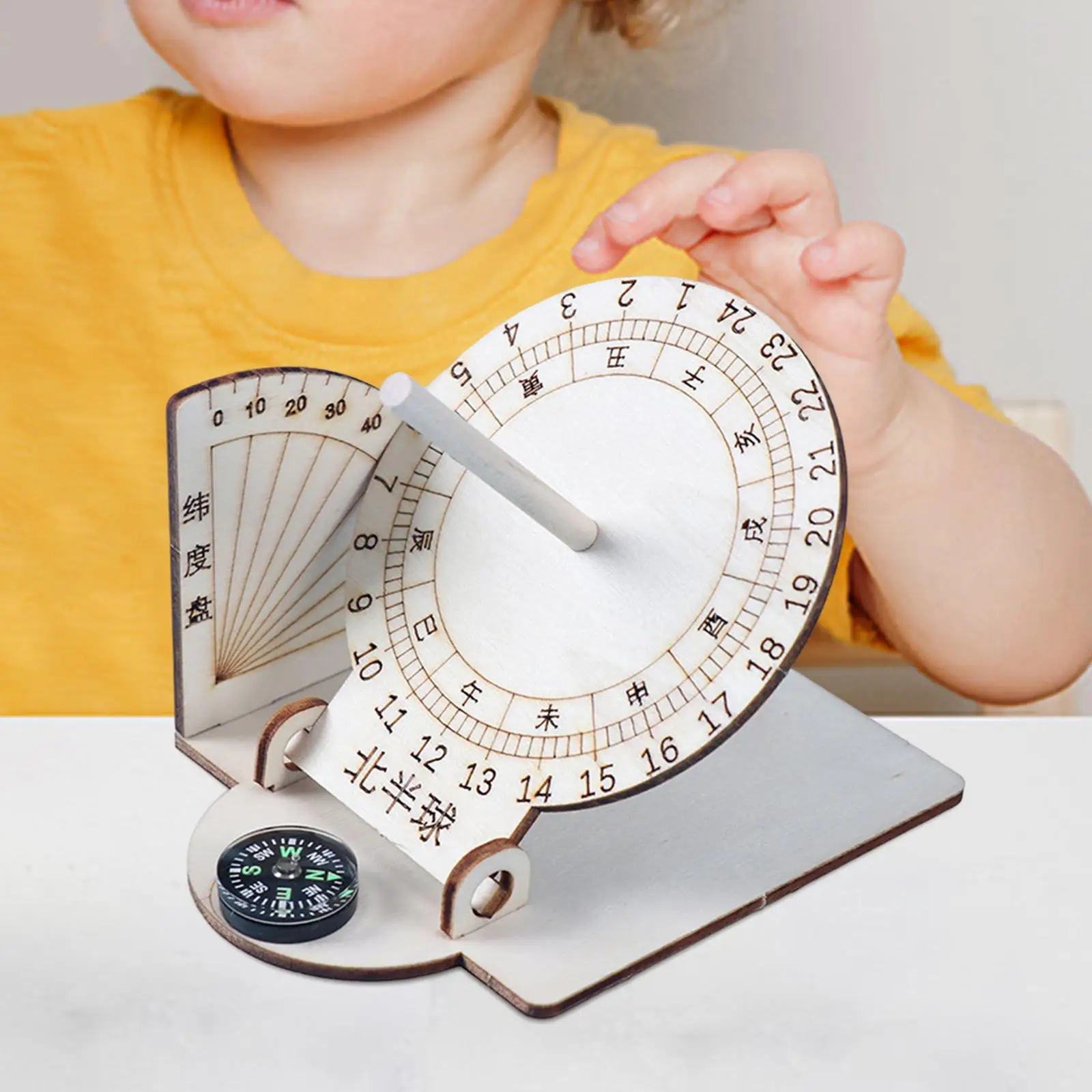 1 PCS DIY Equatorial Sundial C - Kids Education Desk ulasan dan harga