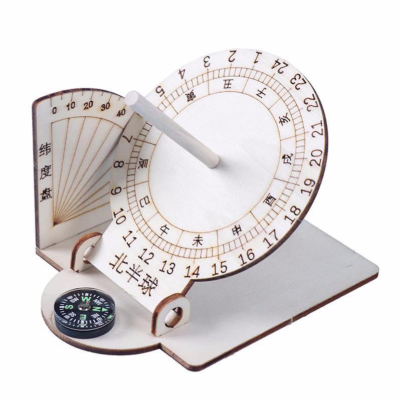 1 PCS DIY Equatorial Sundial C - Kids Education Desk ulasan dan harga