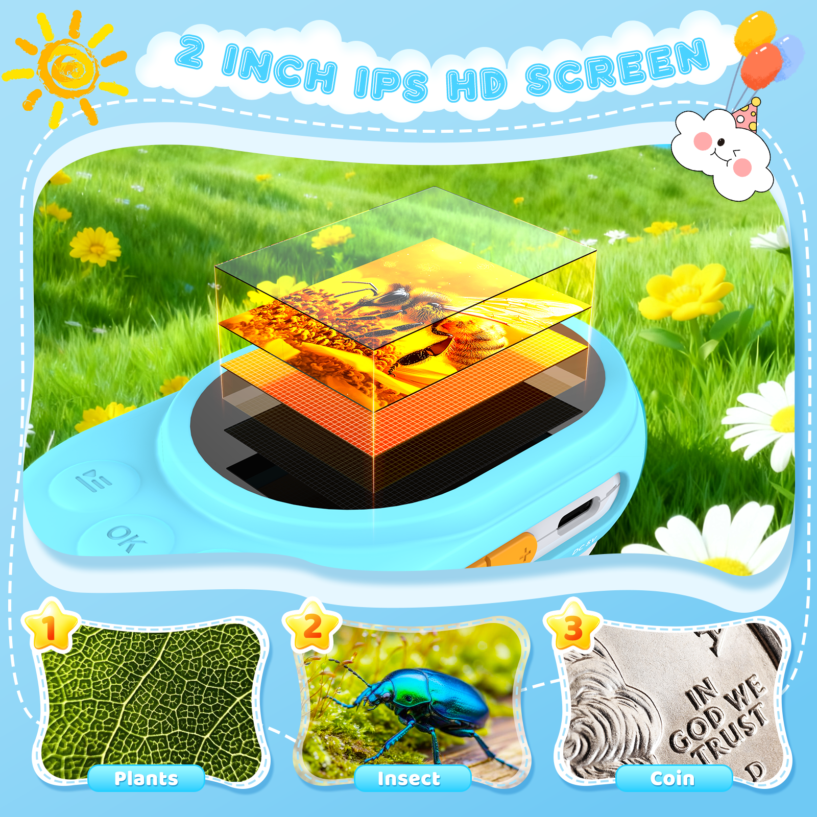 Kid MicroCam with 2-inch Scree - Kids Definition Of Education ulasan dan harga