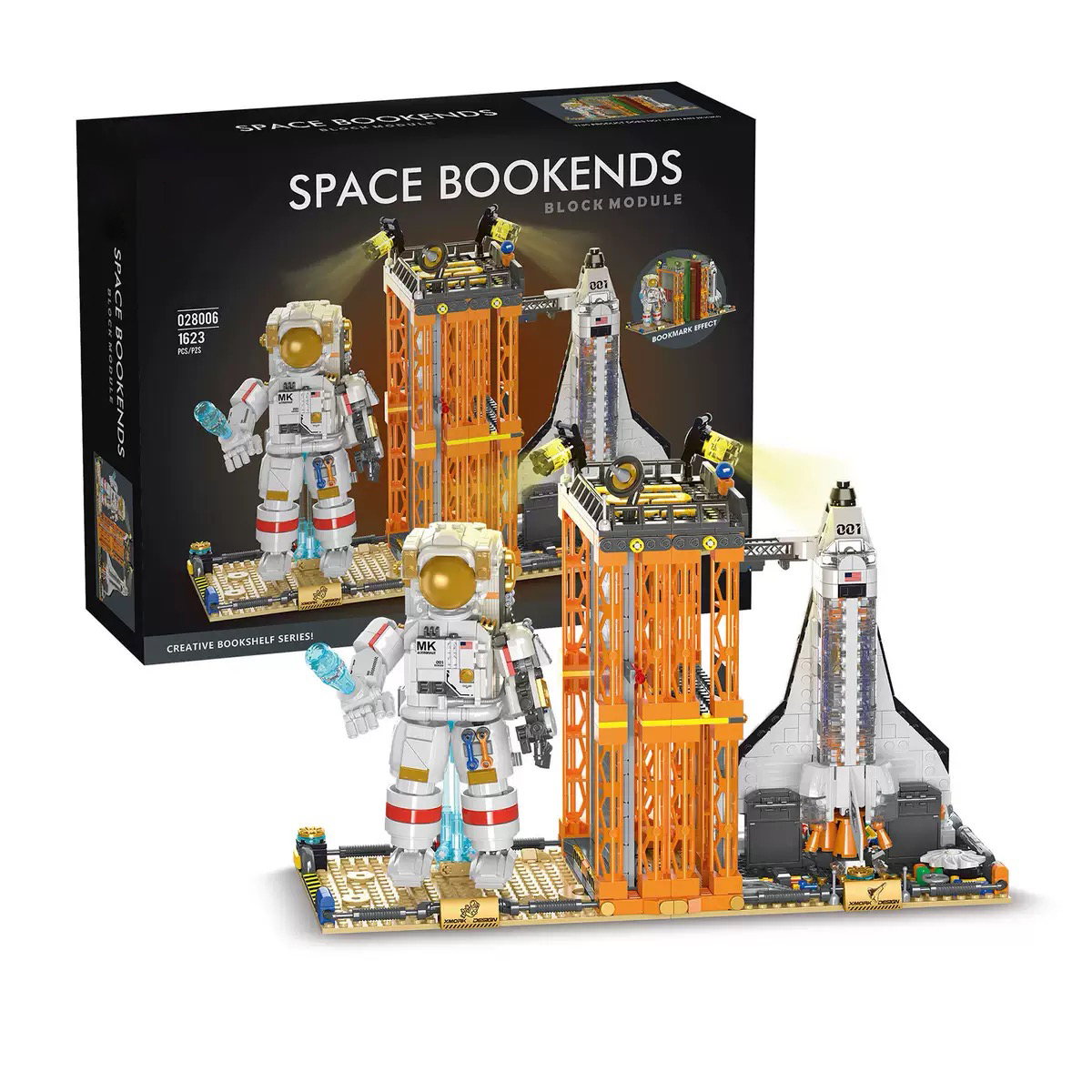 1623PCS Space Bookends Buildin - Kids Education Desk ulasan dan harga
