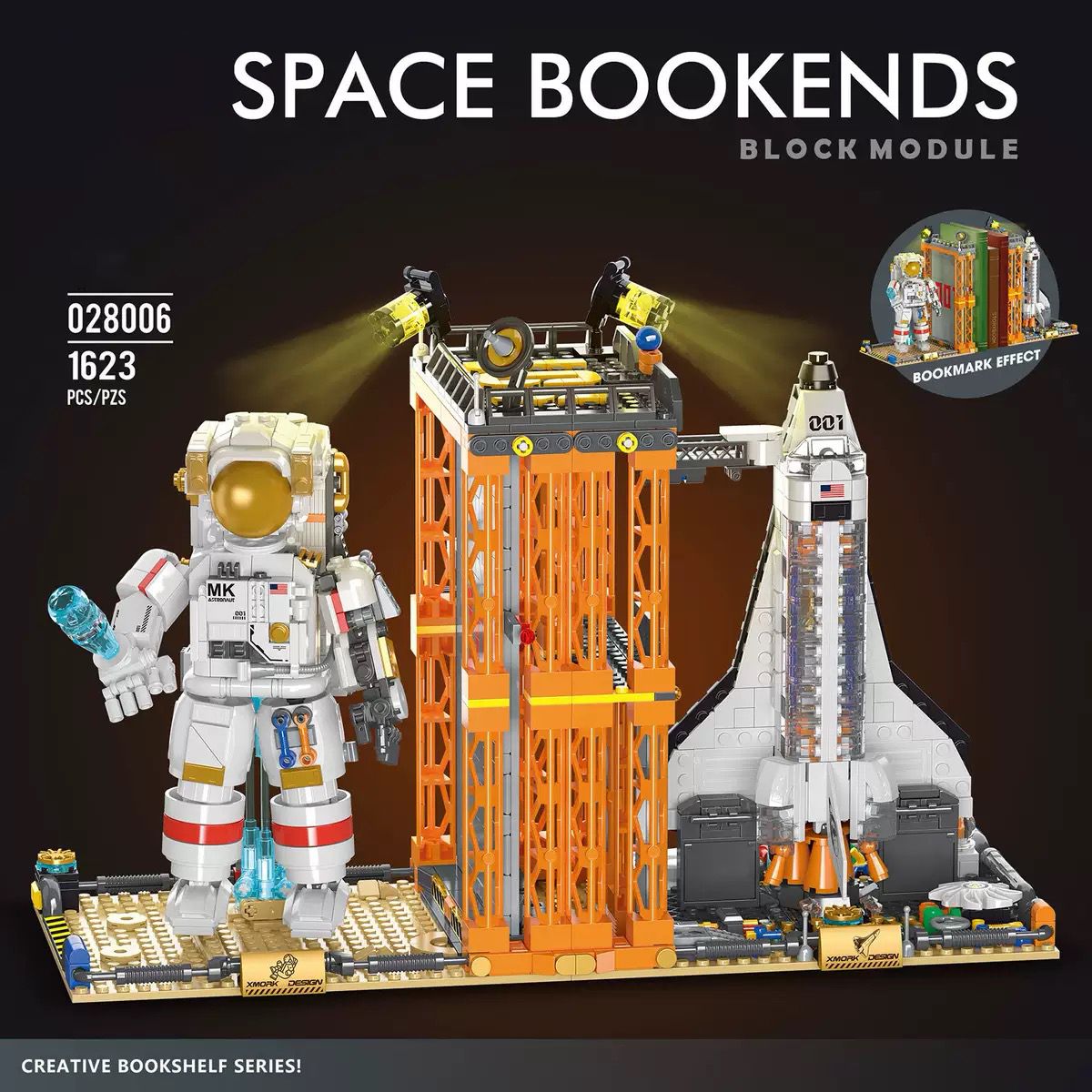 1623PCS Space Bookends Buildin - Kids Education Desk ulasan dan harga