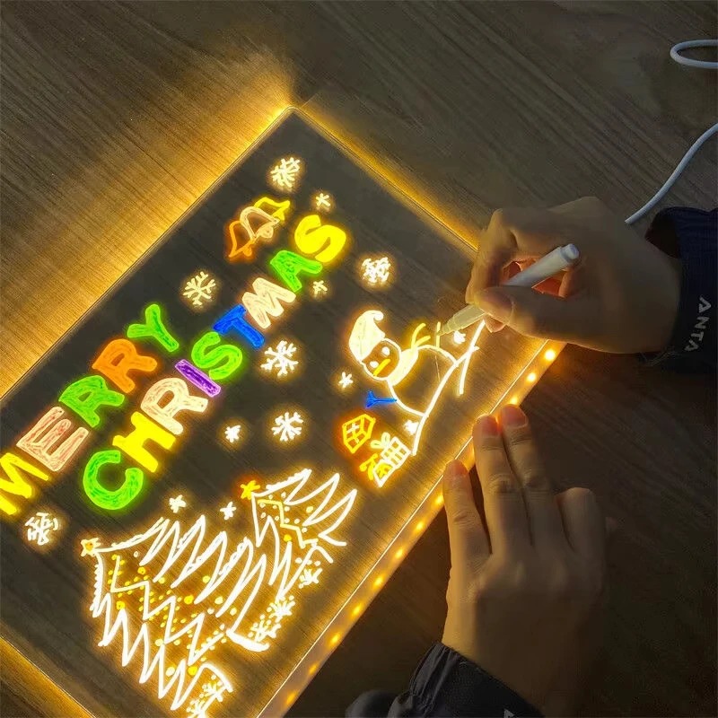 Magic Glow Kids Drawing Board: - Kids Education Tablet ulasan dan harga