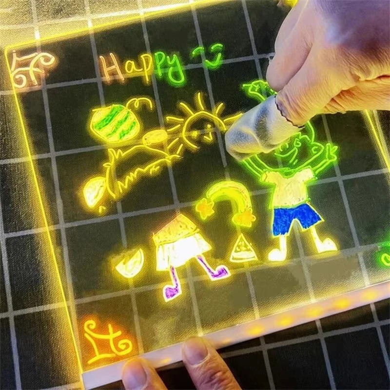 Magic Glow Kids Drawing Board: - Kids Education Tablet ulasan dan harga