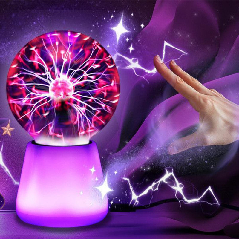 Plasma Ball Lamp Interactive T - Globe Interactive Light ulasan dan harga