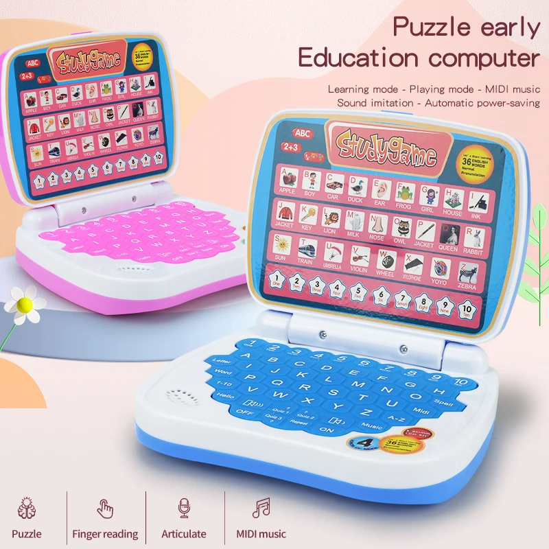 English Learning Small Laptop  - Kids Educational Computer ulasan dan harga