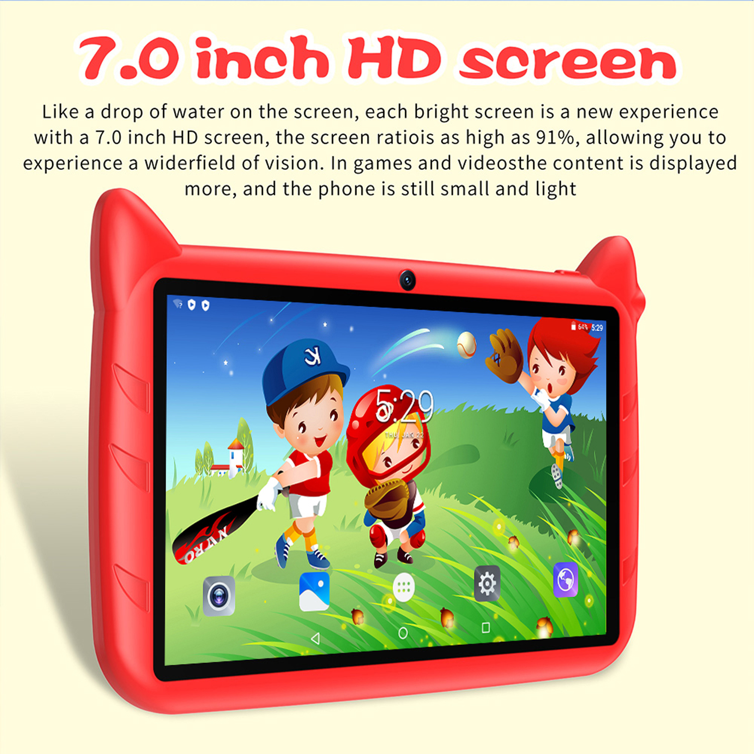 New Kids 7-inch Tablet Android - Kids Education Tablet ulasan dan harga