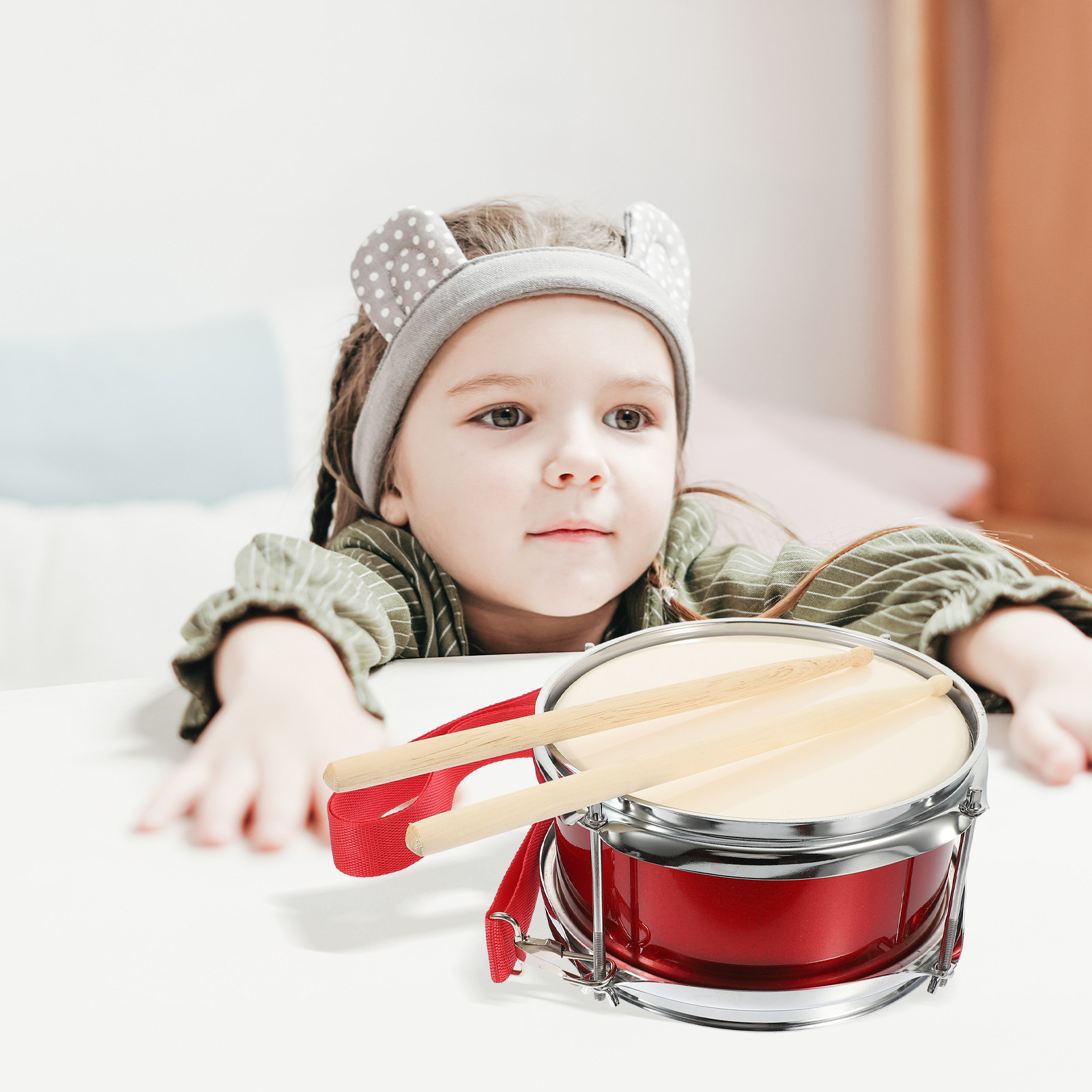 1Set Kids Drum Set Snare Drum  - Kids Education Tools ulasan dan harga