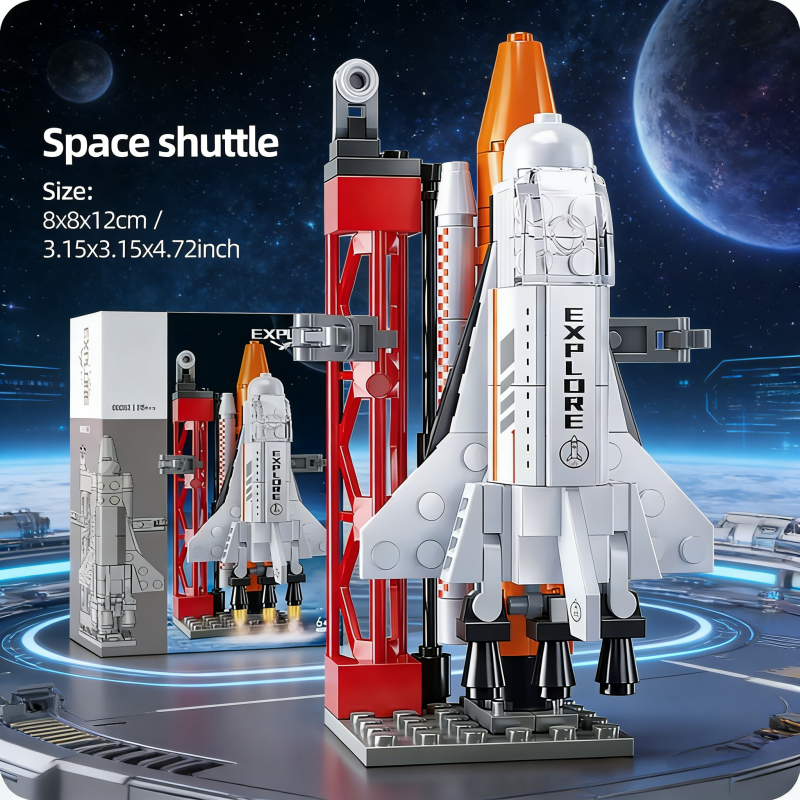 Rocket Launch Building Blocks  - Kids Education Room ulasan dan harga