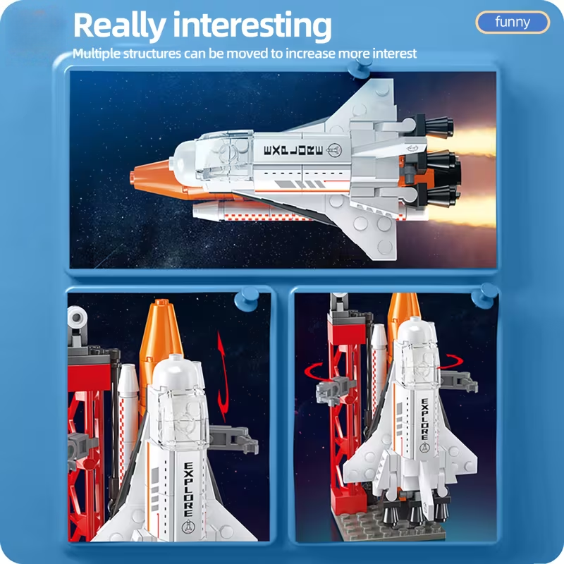 Rocket Launch Building Blocks  - Kids Education Room ulasan dan harga